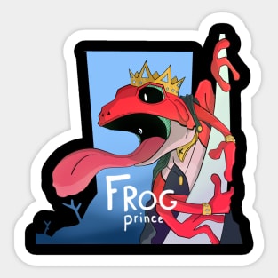 Frog Prince Sticker